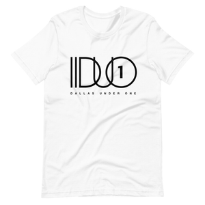 DUO- White Classic Logo Unisex Tee