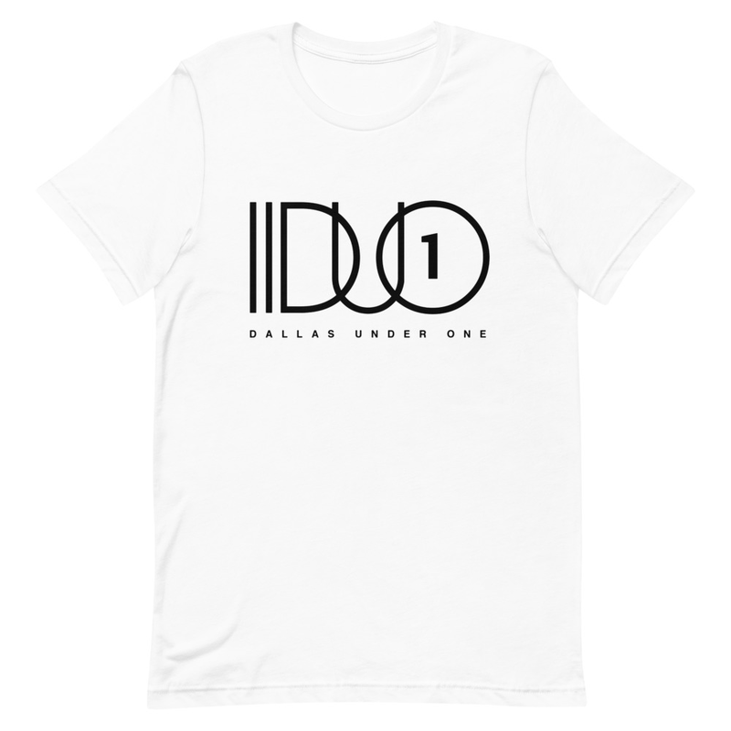 DUO- White Classic Logo Unisex Tee